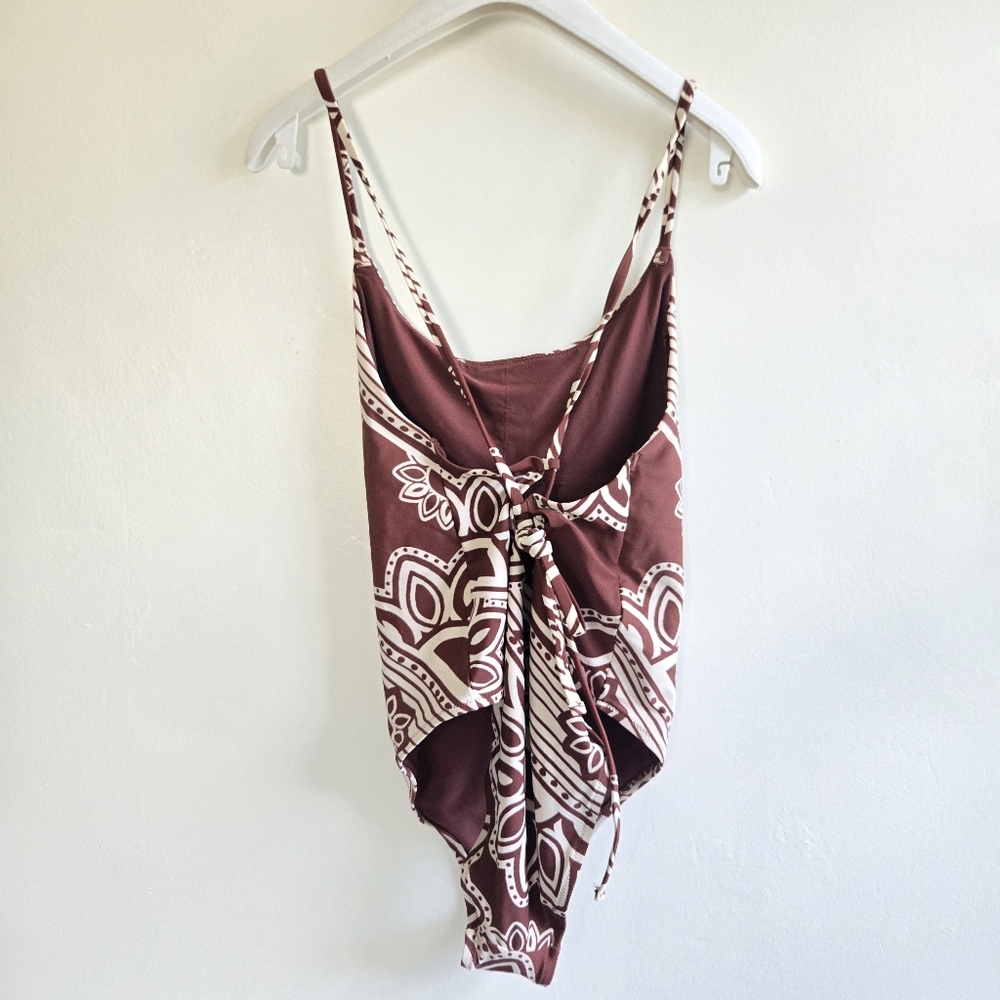 New Aerie Maillot Print One Piece Swimsuit NWOT - Picture 5 of 8